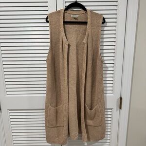 Lucky Brand Open Sweater Vest